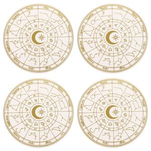 Astrology Wheel Coaster Set